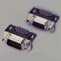 D-Sub Connector Right Angle PCB Mount (Footprint: 7.2mm) - w