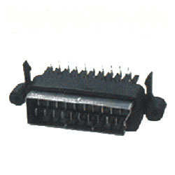 Scart Plug -  Right Angle Type